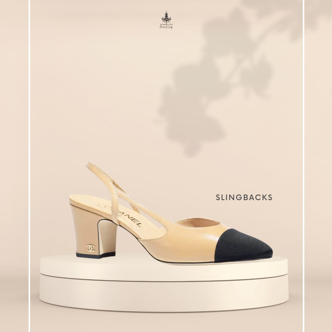 Low heeled Slingback