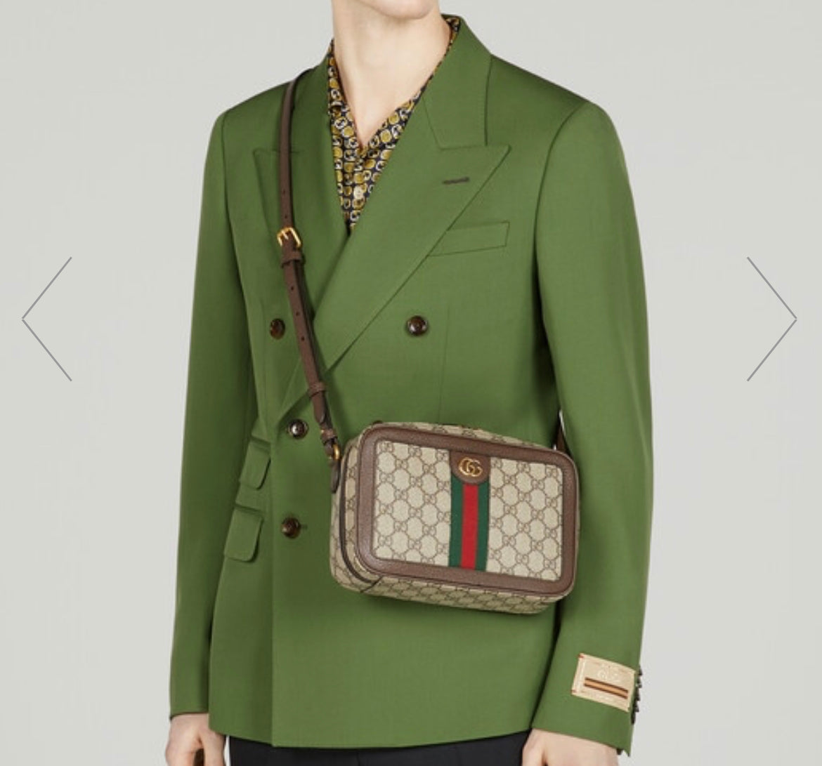 Ophidia small shoulder bag with Web