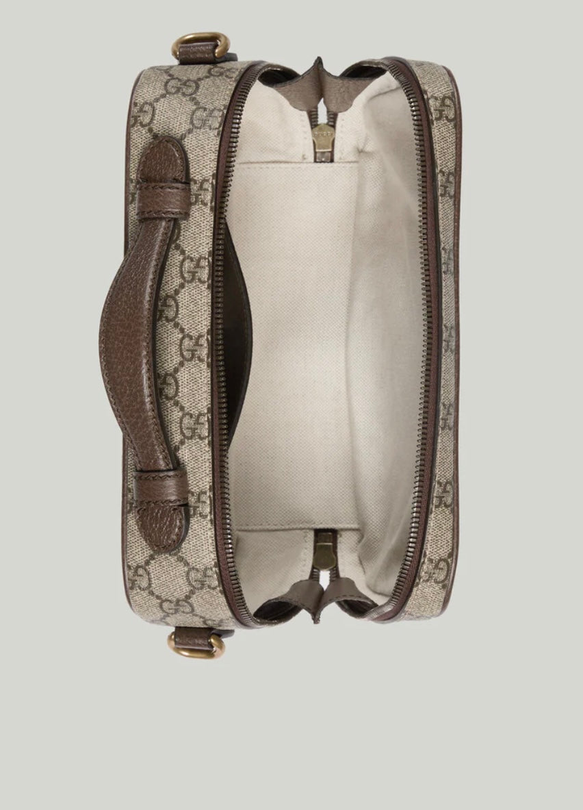 Ophidia small shoulder bag with Web