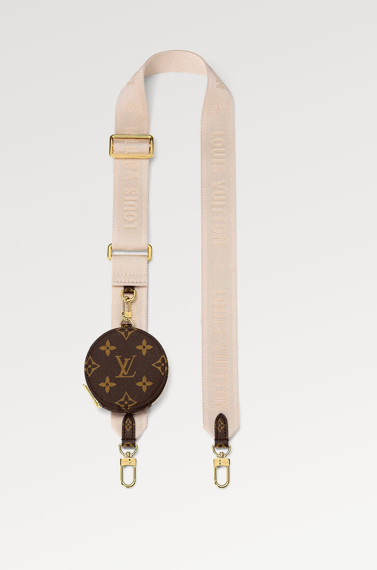 On the Go monogram (PM w/ canvas strap)